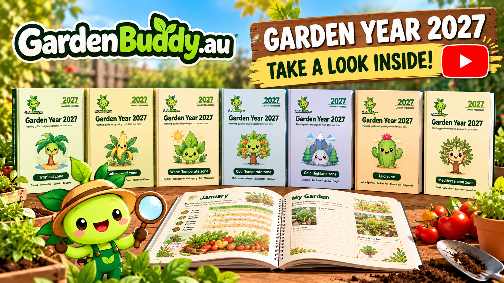New GardenBuddy.au books for 2027 is OUT NOW